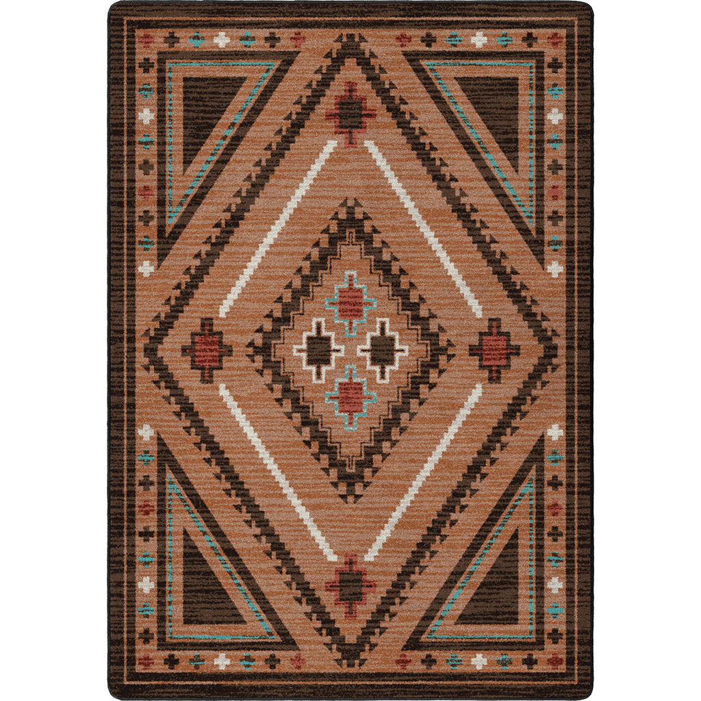 Dream Weaver Rust Rug - 5 x 8