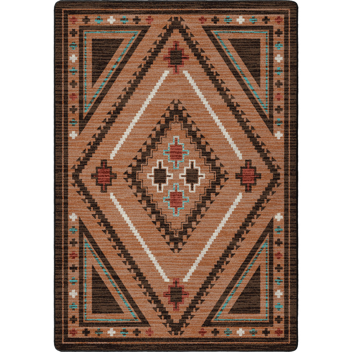 Dream Weaver Rust Rug - 5 x 8