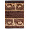 Elk Charred Wood Rug - 5 x 8