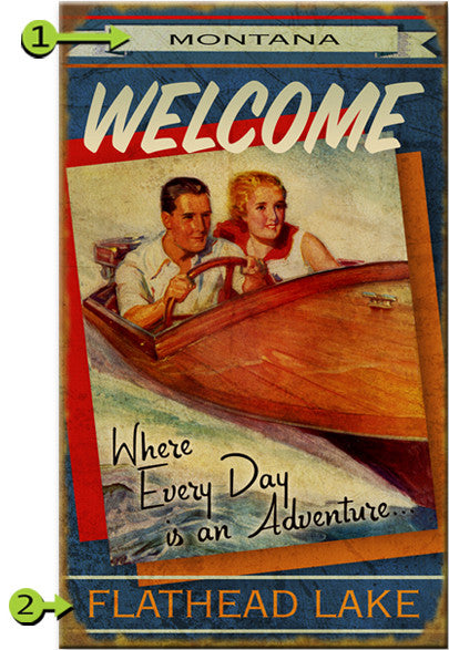 Every Day Is an Adventure Personalized Signs