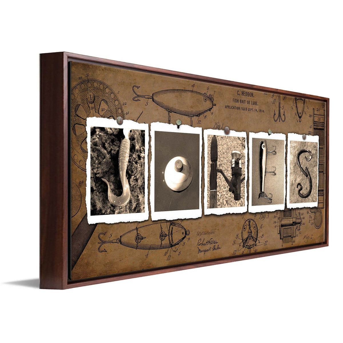 Fishing Fun Personalized Canvas Art