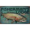 Fishing Lodge Personalized Sign