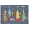 Fishing Time Indoor/Outdoor Rug - 2 x 3 - OUT OF STOCK UNTIL 09/01/2026