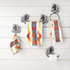 Floral Horse Metal Towel Bar