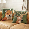 Forest Friends Hooked Wool Pillows