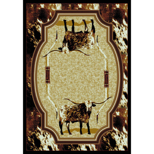 Freckles Longhorn Rug