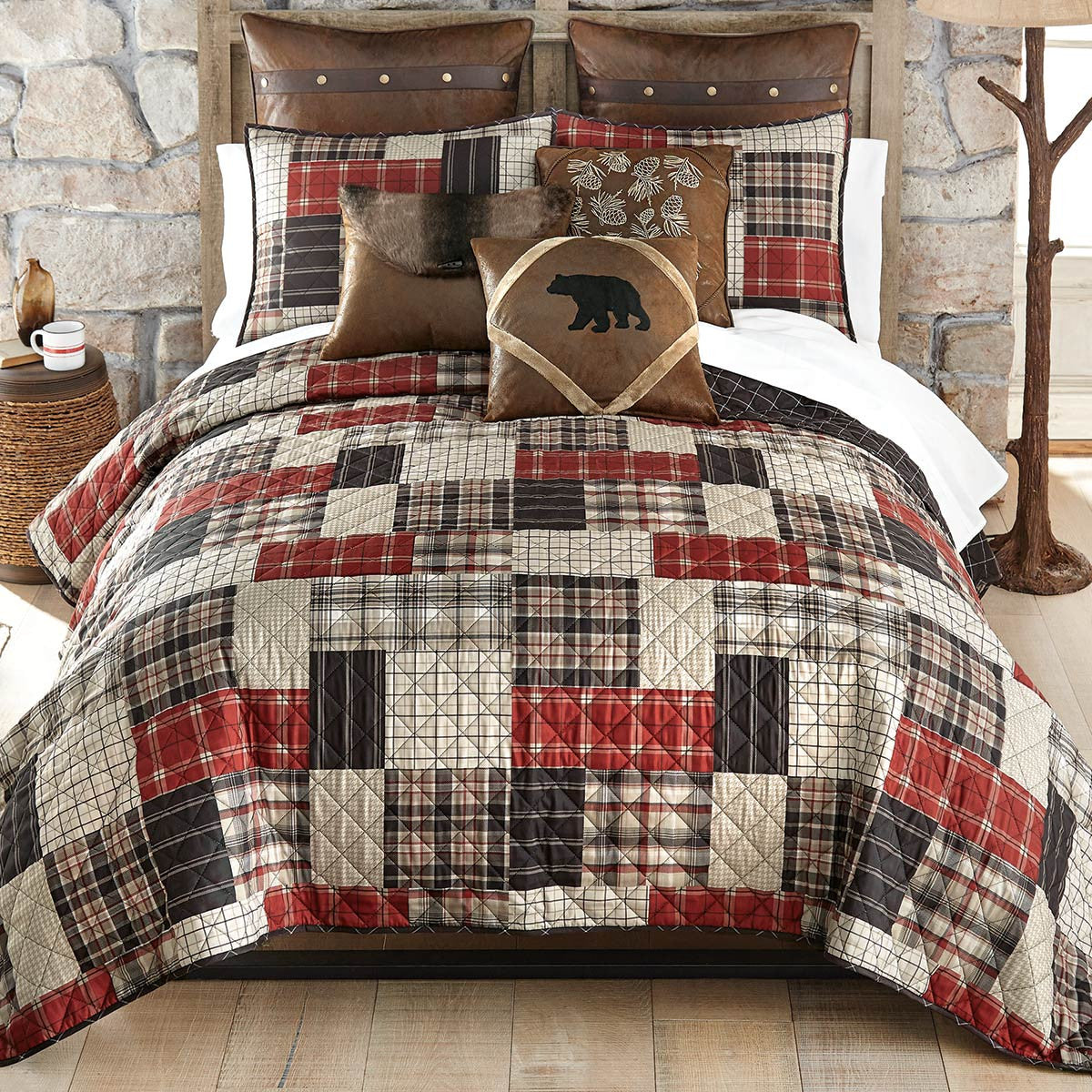 Dakota Plaid Quilt Bedding Collection
