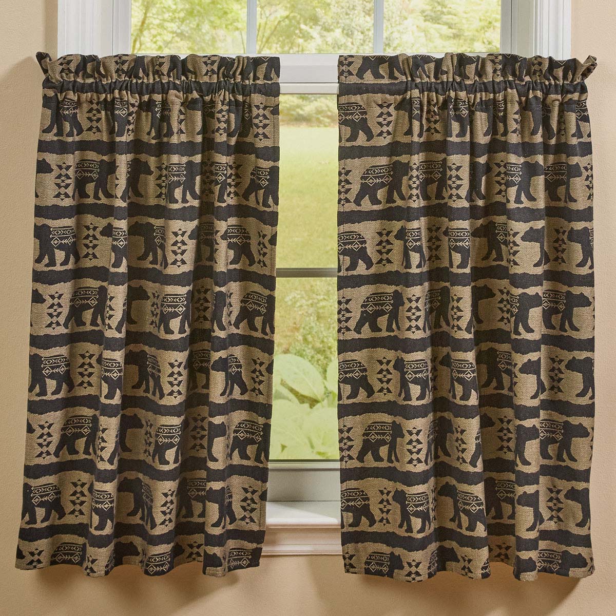 Geo Bear Window Treatments