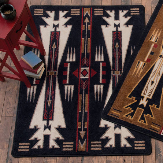 Horse Blanket Black Rug Collection