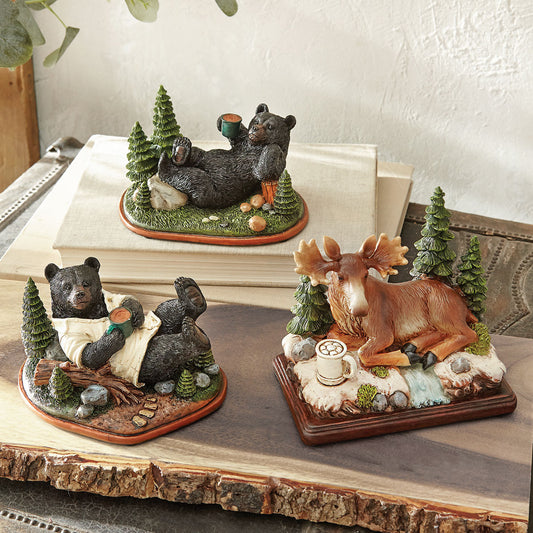 Hot Chocolate Animal Figurines