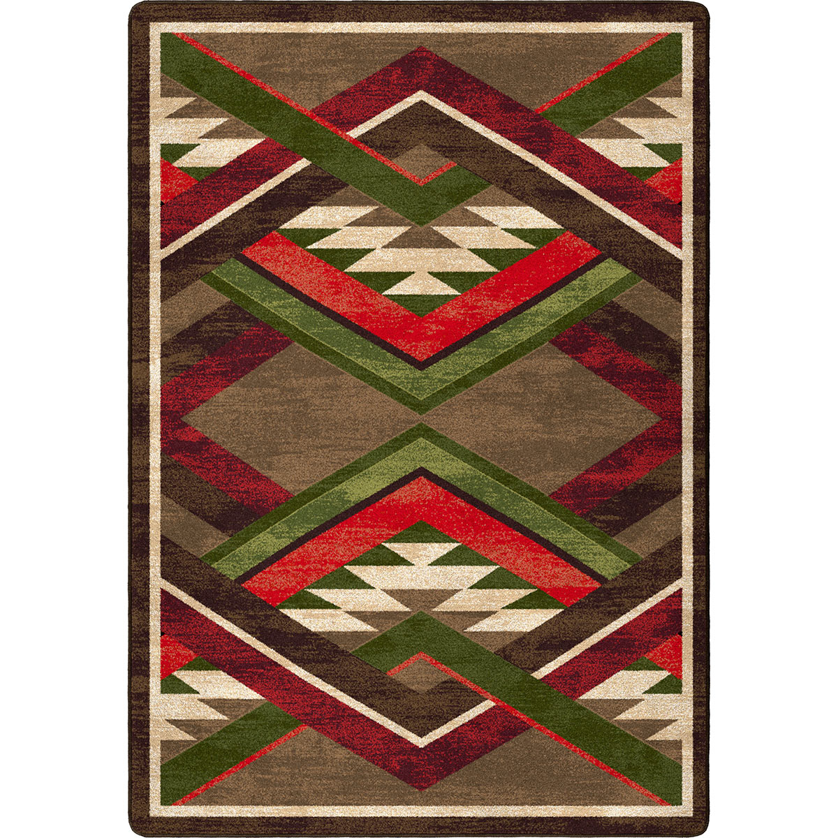 Infinite Gulch Tobacco Rug - 3 x 4