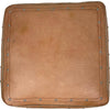 Large Square Ottoman with Tacks - Natural