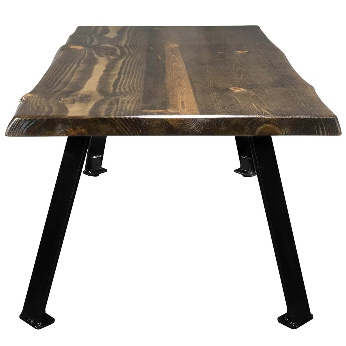 Lima Coffee Table with Blackstone Iron Legs