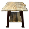 Lima Coffee Table with Shelf & Copper Creek Legs