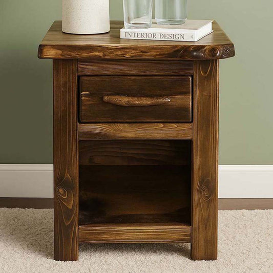 Lima Live Edge 25 Inch Nightstand