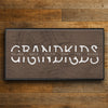 Lodge Grandkids Personalized Canvas Art