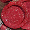 Lodge Red Salad Plates - Set of 4 - OUT OF STOCK UNTIL 07/03/2026