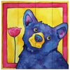 Flower Blossom Bear Wood Wall Art