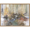 Wooded Stream Framed Canvas