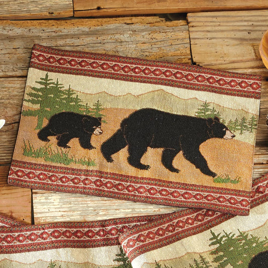 Black Bear Placemat - CLEARANCE