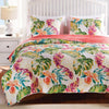Tropical Flora Quilt Bed Set - King - OVERSTOCK
