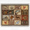Lake Panels Throw Blanket - Small