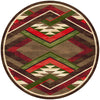 Infinite Gulch Tobacco Rug - 8 Ft. Round