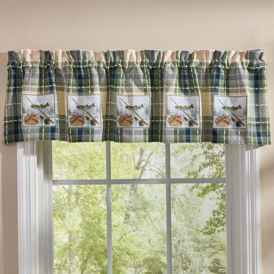 Trout Fishing Valance