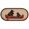 River Journey Bear Oval Rug