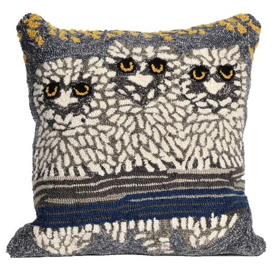 White Owl Indoor/Outdoor Pillow
