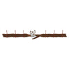 Snowboarder 6 Hook Coat Rack