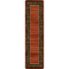 Pine Grove Rust Rug - 2 x 8