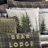 Breckenridge Bear Lodge Tree Pillow