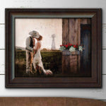Prairie Romance Framed Print