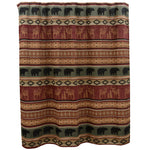 Rocky Ridge Moose & Bear Shower Curtain