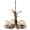 Cast Antler Chandelier - 6 Light