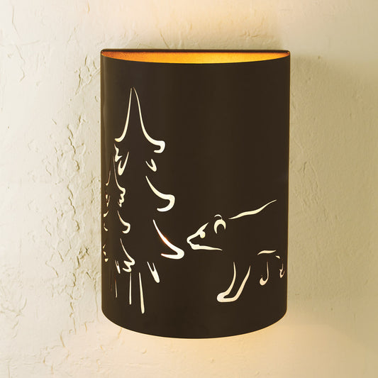 Great Outdoors Bear Wall Sconce