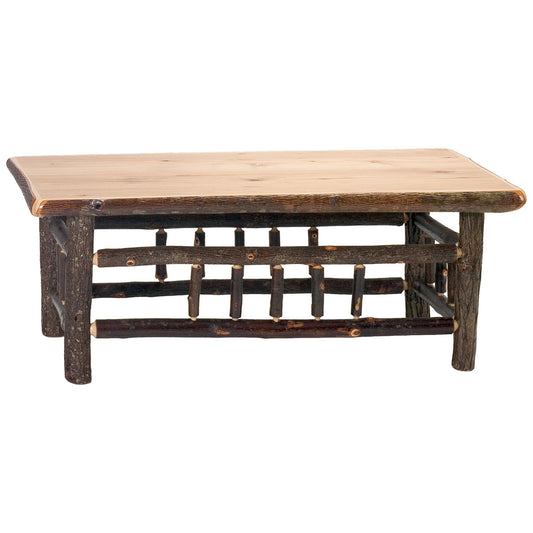 Hickory Open Coffee Table - 34 x 34
