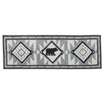 Stone Mountain Bear Hooked Rug - 2 x 6