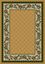 Evergreen Light Maize Rug - 3 x 4