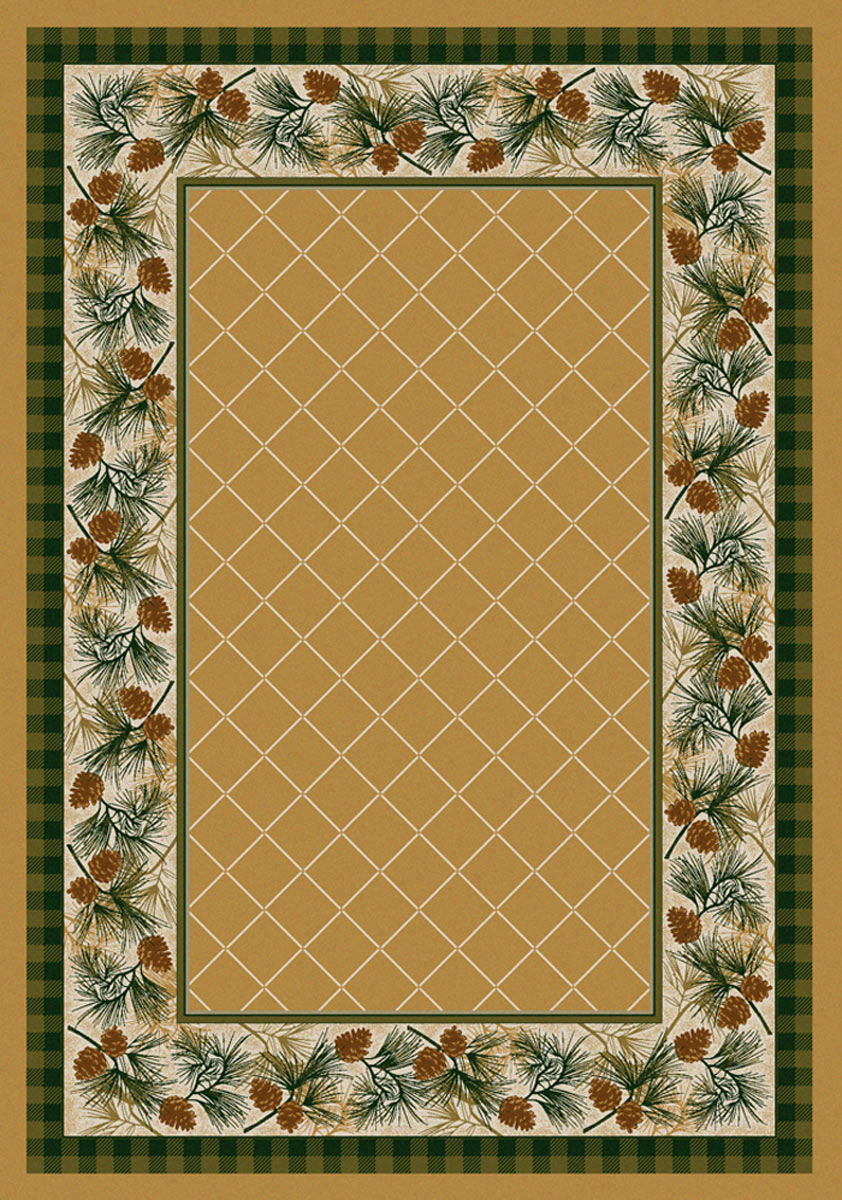 Evergreen Light Maize Rug - 3 x 4