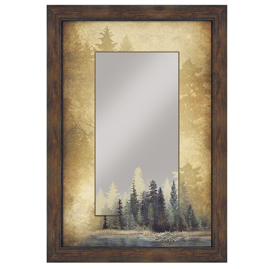 Misty Forest Wall Mirror - OVERSTOCK