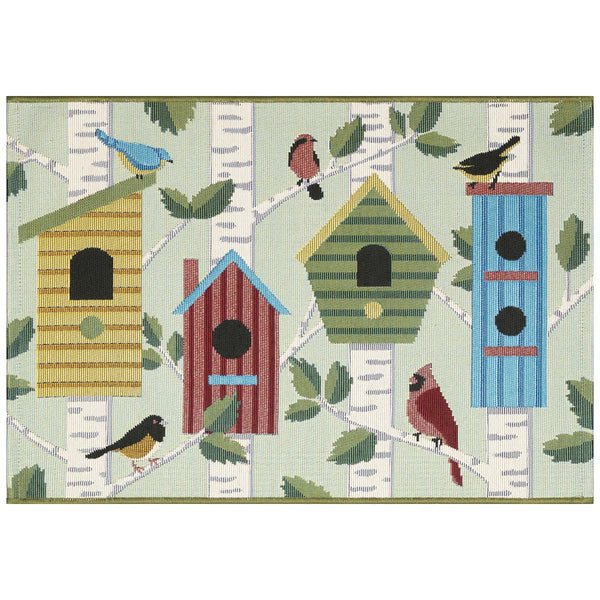 Feathered Flats Floor Mat - 3 x 4