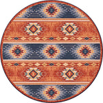 Fiery Sky Rug - 8 Ft. Round