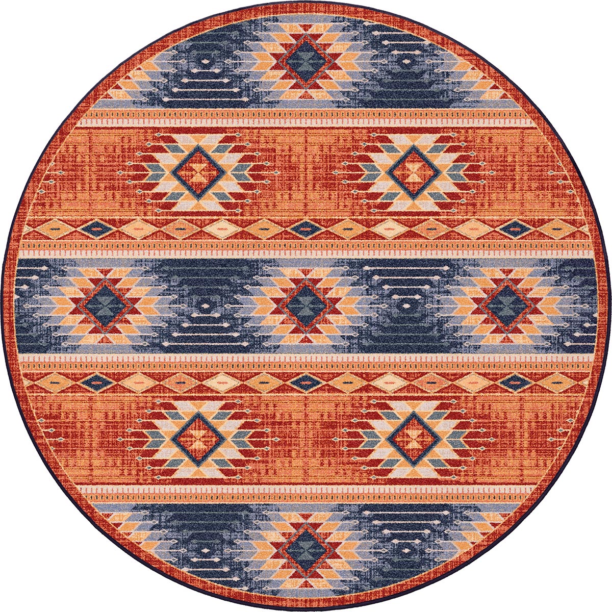 Fiery Sky Rug - 8 Ft. Round