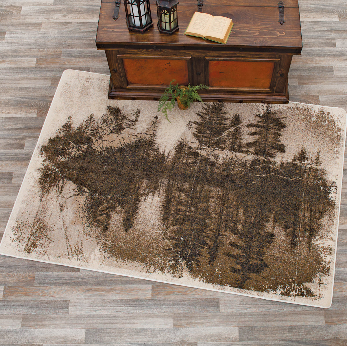 Forest Reflections Rug - 5 x 8