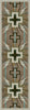 Temple Gray & Turquoise Rug - 2 x 8