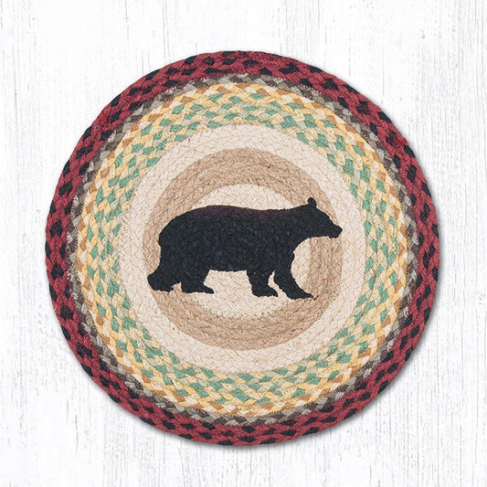 Solo Bear Braided Chair Pads - Set of 2