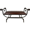 Double Vanity Bench - Posse & Antique Brown