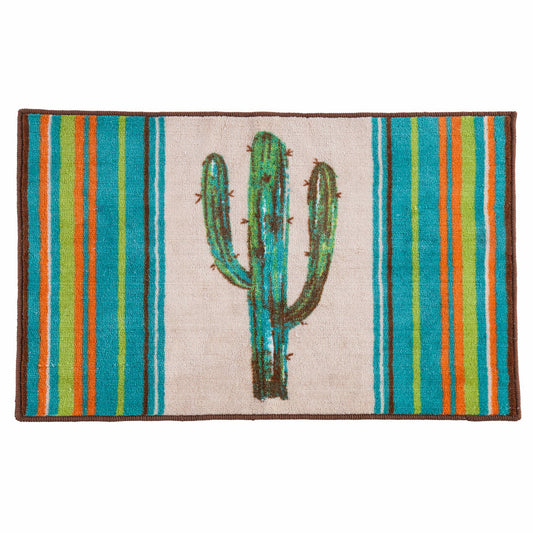 Cheyenne Stripes Cactus Rug